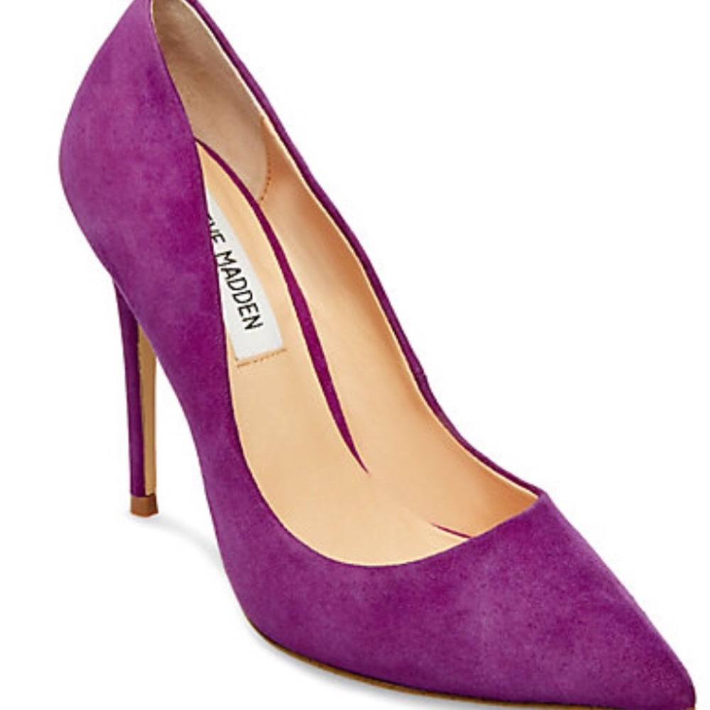 Steve Madden Purple Suede Daisie Pumps BRAND NEW